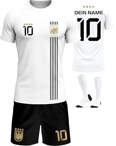 Deutschland Trikot Kinder Herren Damen WM 2026 Fussball Geschenke Jungen Coole Sachen für Jungs Fußball Trainingsanzug Tshirt EM Shirt geschenk junge 10 jahre Fußballtrikot Mädchen Set IIIII20Fo7IIIII