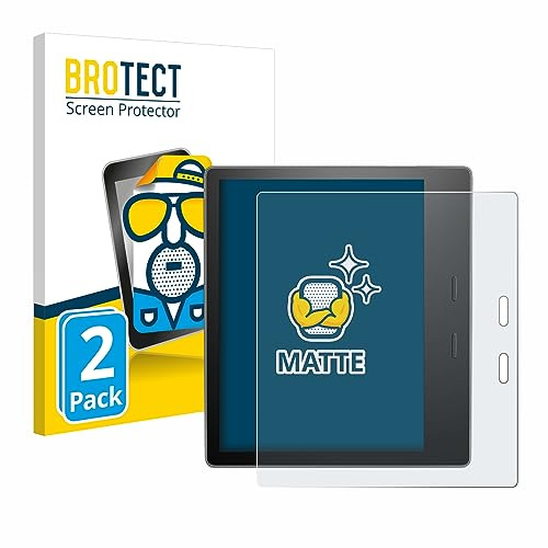 BROTECT Entspiegelungs-Schutzfolie für Amazon Kindle Oasis 2019 (10. Gen.) (2 Stück) Matte Displayschutz-Folie, Anti-Reflex, Anti-Fingerprint