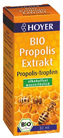 Hoyer - Propolis Extrakt, alkoholfrei BIO - 30 ml - 5er Pack