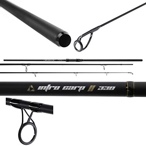 Mikado Canna da Pesca alla Carpa in 3 Pezzi Intro Carp II 13FT (3,9m)/3,0LB Carp Rod