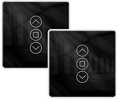 HEIBTENY per Tuya - Interruttore intelligente per tapparelle, 2 pezzi, per tapparelle, tapparelle, tapparelle