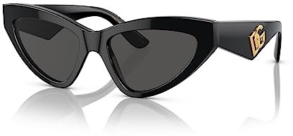 Dolce & Gabbana DG 4439 Shiny Black/Grey 55/18/145 Damen Sonnenbrillen