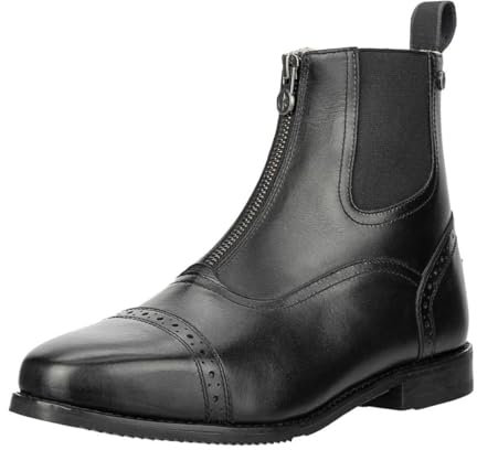 SUEDWIND FOOTWEAR Florentina FZ - Stivaletto in lana merino – Pelle bovina italiana – Scarpe invernali con pelliccia di agnello – Piatti a carrofila – Suola in pelliccia –, Black Calf, 38 EU