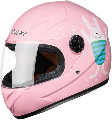 Casco Integrale Da Motociclista Per Bambini, Omologato ECE, Per Giovani, Scooter Elettrico Da Strada, Go-Kart, Moto Da Cross, Ciclomotore, ATV, Casco Da Corsa Per Bambini, Ragazzi B,48-52cm