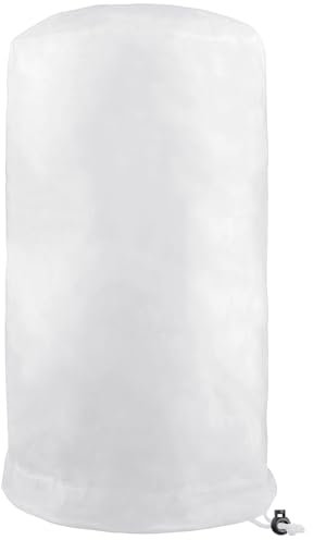 Winterschutz für Pflanzen 60x80cm mit Zugband Winterschutz für Kübelpflanzen überwinterungszelt für Pflanzen Kübelpflanzen Frostschutz Winter Ideal für Frostschutz Pflanzen Gegen Frost Ungeziefer