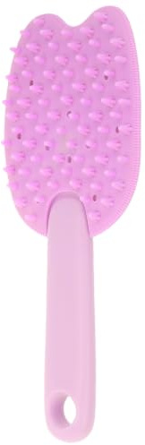 COMPUKAS Washable Dual-sided Cat Grooming Brush with Pp Material for Home Use, Removes Loose Hair and Massages Skin, Portable Pet Hair Brush for Cat and Pet Grooming