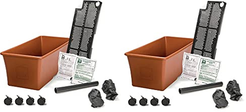 EarthBox Garden Kit,Terracotta (Pack of 2, Standard)