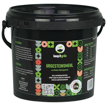 keep it grün reines Diabas Urgesteinsmehl 2,5 kg