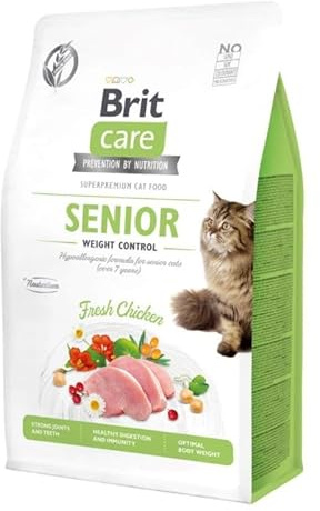 Comida húmeda para Gatos VAFO PRAHA s.r.o. Brit Care Cat Senior 400g Control de Peso GF