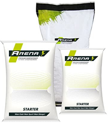 ARENA Fairway Rasen Frühjahrspaket I Premium Fairway Saatgut mit Starterdünger 10+15+10 I tiefschnittverträglich I Fairway Regeneration Paket I für 400 m²