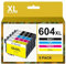 Coloran 604 604XL Patronen für Epson Druckerpatronen 604 Patronen für Epson XP 3200 Patronen 604 604 XL tintenpatronen für XP 2205 XP 4200 WF 2930 XP 3205 XP 4205 WF 2935 WF 2950, 5er-Pack