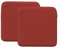 RACE LEAF 2er Set 40,5x40,5 cm Memory Foam Slow Rebound Sitzkissen Indoor Household Sitzkissen Wasserfeste Oberfläche und rutschfeste Unterseite Schwarz (Rot)
