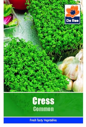 Vegetable Seeds for Growing Cress Common 1740 Seeds Grow Your Own Garden Vegetable Salad Herb Seed