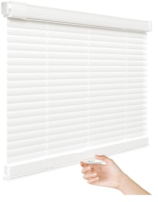 Tenda Veneziana Senza Fili Veneziana in Alluminio Persiane Orizzontali Tende Plissettate Termiche Blinds Privacy per Finestra(125x175cm/4.1x5.7ft)