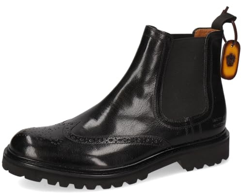Melvin & Hamilton Homme Pierce 15 Bottine Chelsea, Noir, 42 EU