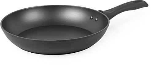 Salter BW11039EU7 Cosmos Sartén de 28 cm, aluminio forjado, revestimiento antiadherente sin PFOA, mango suave, anticorrosión, apta para lavavajillas, apta para placas de inducción, negra
