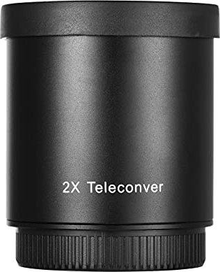 Andoer 2 lentes de teleconvertidor de enfoque manual para lentes de montaje en T de cámara de 650-1300 mm, 500 mm, 420-800 mm