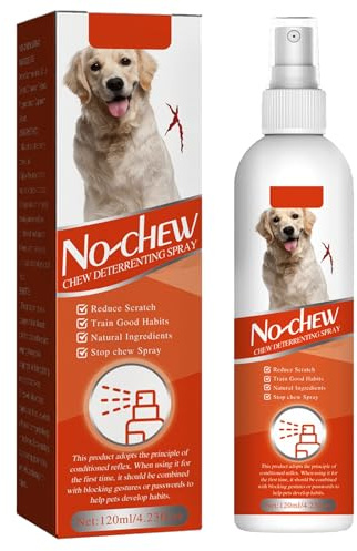 GNAUMORE Spray Amargo for Perros,Spray sin Masticar para Perros,De Comportamiento De Mascotas,Spray Antimasticable para Perros,Spray for Dejar de Masticar for Perros,120ml