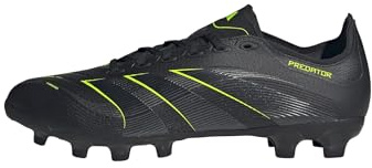 adidas Unisex Predator League Multi Ground Football Boots, core Black/Carbon/Lucid Lemon, 43 1/3 EU