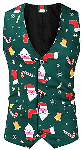 SRZYMJ Herren Anzug Weste Tweed Westen Gilet Wollen Notch Retro Vintage Hochzeit Bräutigam Lässig Grün Anzug Weste Für Anglerweste Anzugweste Herren Schwarz Lederblazer Für Männer Für Herren Elegant