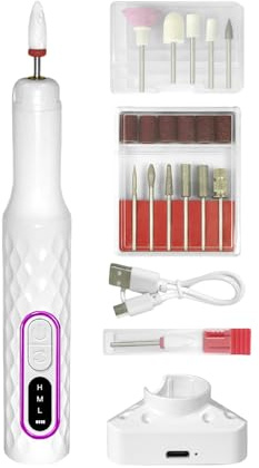 Foreuse À Ongles Électrique Polisseuse Rechargeable Manucure Et Pédicure