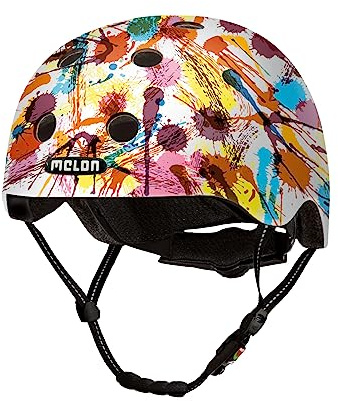 Melon Casque de Vélo »Jackson P« pour Homme, Femme Adultes et Enfants | Casque Urbain léger et sûr pour Velo, VTT, Cyclisme, Skate et Trotinette | Taille XL-XXL (58-63 cm) Motif Multicolore