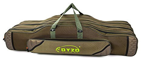 Sport Tent-Allround Rutentasche Rutenfutteral Angeltasche Angelkoffer 2-4 Fächer Verschiedene Längen 90cm, 4 Kammer