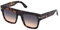 Tom Ford Sonnenbrillen RENEE FT 0847 DARK HAVANA/SMOKE SHADED 52/21/140 Damenbrillen
