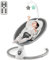 COSTWAY Elektrische Babywippe, Babyschaukel mit 5 Schaukelstufen, 3-Stufen-Timer-Funktion, 5-Punkt-Sicherheitsgurt, Spielzeuge, Musik, Fernbedienung, Baby wippe für Baby bis 6 Monaten (Grau)