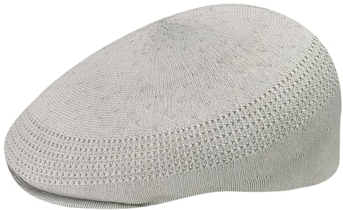 Kangol Tropic 507 Ventair Flat Cap by Herrar - sommarkeps keps med skärm Sommar Vår-sommar - M (56-57 cm) grå