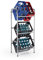 EASYmaxx Metal Drinks Crate Rack for 3 Boxes, Space-saving, Practical and Organised Storage on 3 Levels, Crate Rack for Order and Space in Your Home