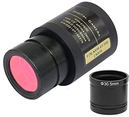 Mikroskop-Zubehör, Mikroskop, USB, 2,0 m, Kameramikroskop, elektronisches Okular 2,0 MP, CMOS, USB-Kamera, Montagedurchmesser 23,2 mm, 30 mm, 30,5 mm, für Bio-Mikroskop, Stereomikroskop, Haltbarkeit
