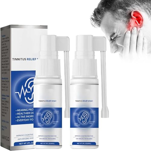 OTBK Tinnidrop Tinnitus Relief Spray,Tinnitus Relief for Ringing Ears,Tinnitus Relief Device,Earwax Cleaning Care Spray for Relieves Tinnitus Ear Back