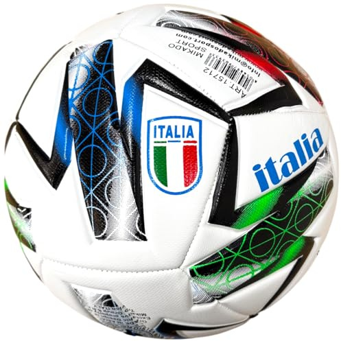 Palla Calcio Bambini Adulti - Pallone Calcio Italia Misura 5 - Moderno