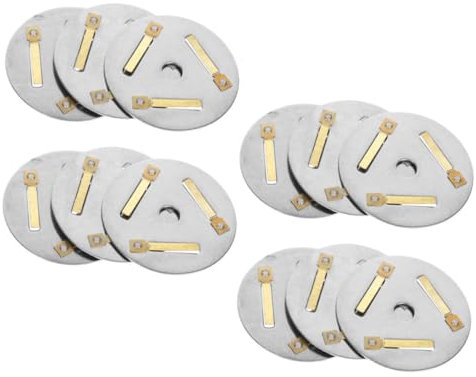 Gatuida 12pezzi Chip Sonoro Per Teiera in Acciaio Inossidabile e Rame Fischietto Per Bollitore Chip Sonoro Ricambio Per Teiera Compatibilità Diversi Modelli Bollitori