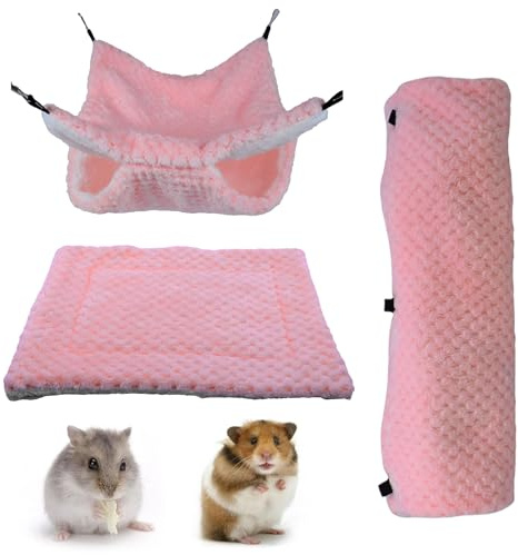 Hamaca genérica para Hurones, Alfombra calefactora para madriguera, Cama para Animales pequeños - para Conejillo de Indias hurón hámster Chinchilla Cage Dormir Descansar Jugar Subir esconderse