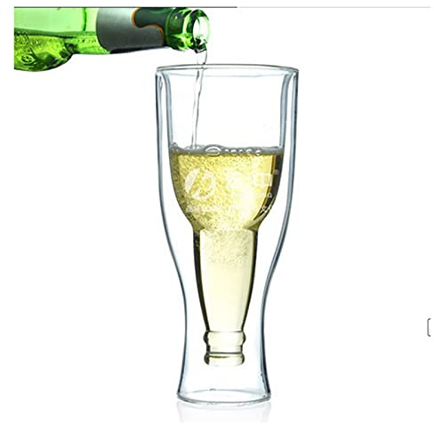 pintglas, Ölmuggar med dubbelvägg, genomskinliga muggar for familjemiddagar, barer, festunderhållning