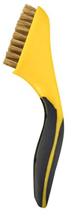 100% Brass Wire Brush | 8 Inch Handle | Rubber Comfort Sure Grip Hand | Multi-Purpose Uses | EQUIP TRADE