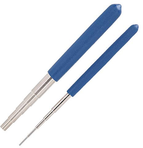 Pssopp 2 Stück Drahtwickeldorne Runder Multi Biegering Dorn DIY Biegering Dornperlen Dornschmuck Werkzeug