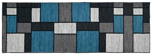 LYYK Küchenteppich, Gummiunterseite, Küchenläufer, rutschfest, maschinenwaschbar, Kurzflor-Badematte für Wohnzimmer, Flur, Schlafzimmer, Eingangsbereich 40 x 100 cm