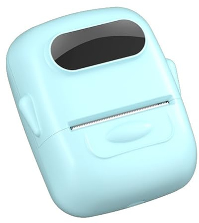 casstaly Etikettmaskin med tejp P50 bärbar etikettskrivare bluetooth etikettmaskin etikettskrivare för kläder hem B