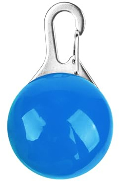 Lumières pour Chien, Collier pour Chien, Modes pour La Marche, Porte-clés À Clip LED | Lumière De Sécurité Décorative | Accessoires De Nuit Imperméables pour Petits, Moyens