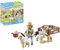 Playmobil 71444 Berger avec Moutons - Country - avec 5 Animaux et 1 Personnage - Jouet fabriqué avec Plus de 80% de matériaux recyclés ou biosourcés en Moyenne. Dès 4 Ans