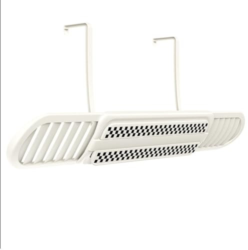 Parabrisas de aire acondicionado, deflector de aire acondicionado retráctil Soplado antidirecto Parabrisas doméstico de pared Regulable en 180° Apto for el hogar Trabajo(Checkerboard printing)