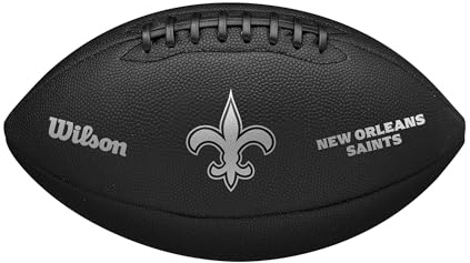 Wilson Pallone da calcio NFL Team Metallic Premiere, misura ufficiale, New Orleans Saints
