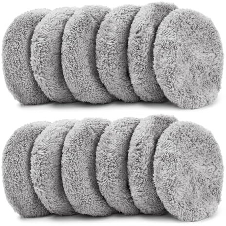 Lot de 12 chiffons pour robot de nettoyage de vitres, en microfibre, lavables en machine, réutilisables, accessoires lavables pour C65, DDC55, CL3