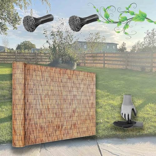 Arelle in bambù per Recinzioni Stuoia Canne di Bamboo Frangivento 60cm 70cm 80cm 90cm 120cm 140cm Alto Naturale Giardini Balconi Schermo Privacy Ombreggiante