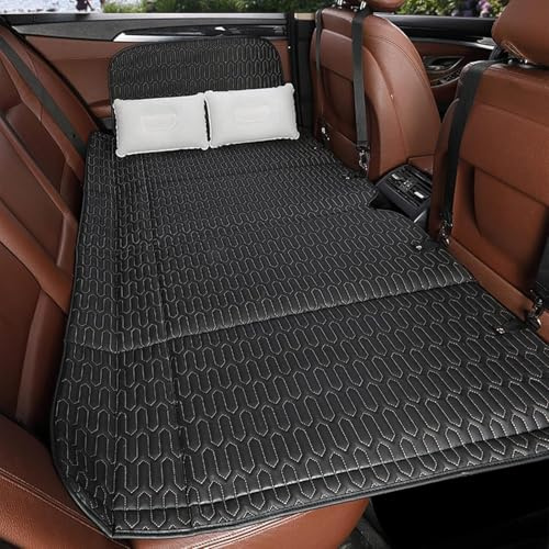 Bilsäng Icke Luftmadrass För Suv Lastbil Miniv Bil Fällbar Säng Bil Camping Madrass Baksätet Har Vila På Resan, Black, 140x92cm