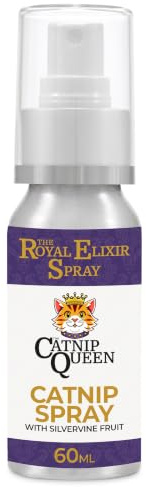 Extra Strong Catnip Spray for Cats UK with Silvervine - 60ml