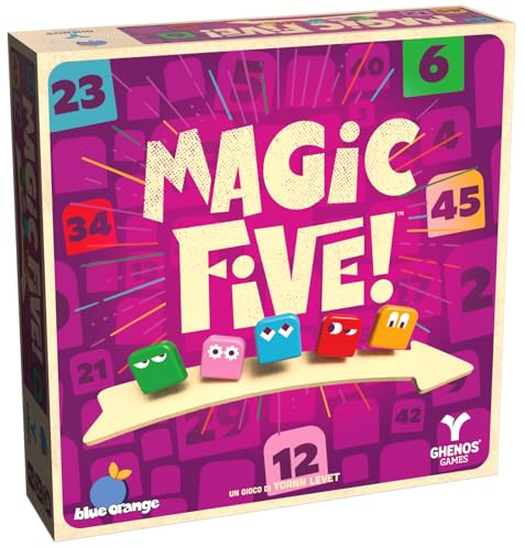 Magic Five! - Gioco da Tavolo - Gioco Competitivo per Adulti e Bambini dagli 8 Anni in su - 2-4 Giocatori - Durata 15min - Edizione Italiana